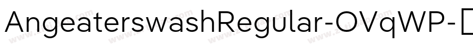 AngeaterswashRegular-OVqWP字体转换