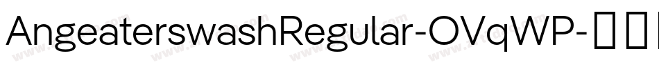 AngeaterswashRegular-OVqWP字体转换