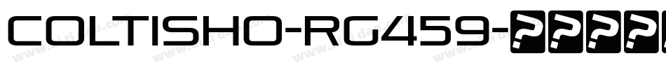 Coltisho-rg459字体转换