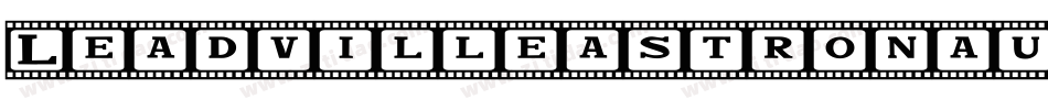 LeadvilleastronautSystem-44jl字体转换