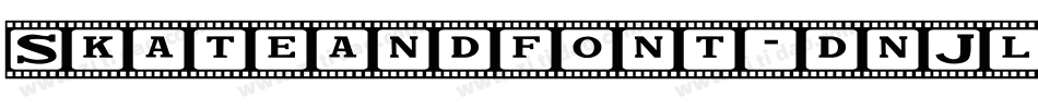 Skateandfont-dnJl字体转换