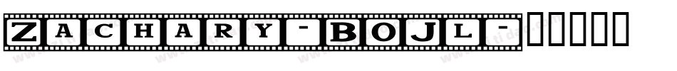 Zachary-B0Jl字体转换