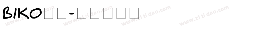 biko字体字体转换