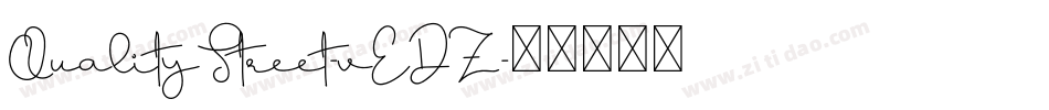 QualityStreet-vEDZ字体转换