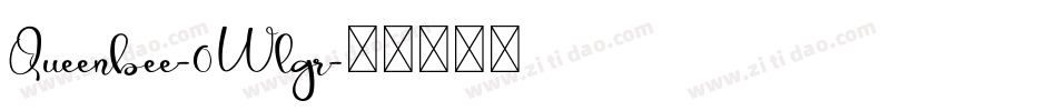Queenbee-0Wlgr字体转换