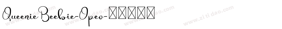 QueenieBeebie-Opeo字体转换