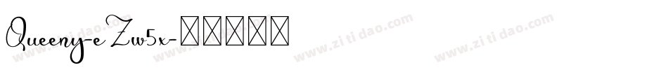 Queeny-eZw5x字体转换