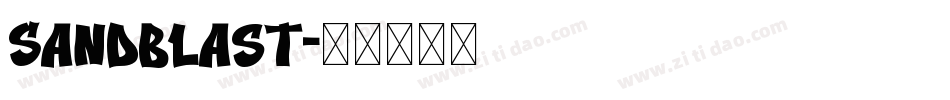 Sandblast字体转换