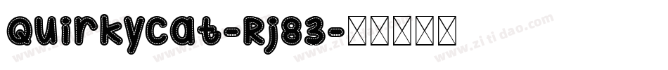 QuirkyCat-Rj83字体转换