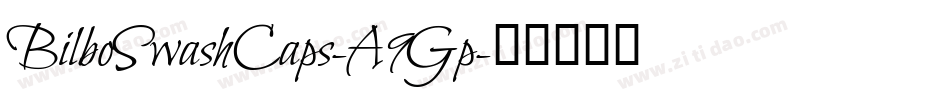 BilboSwashCaps-A9Gp字体转换