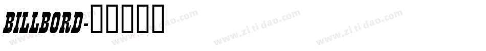 BILLBORD字体转换