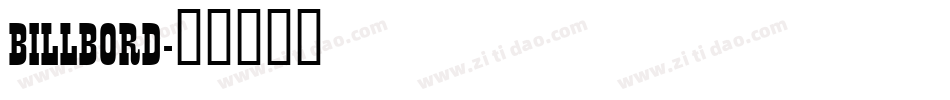 BILLBORD字体转换