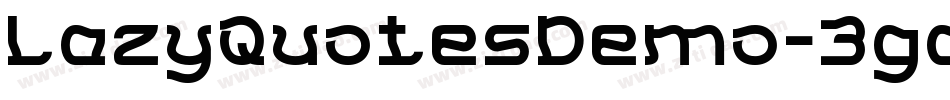 LazyQuotesDemo-3gd3字体转换