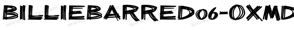 Billiebarred06-oXMd字体转换