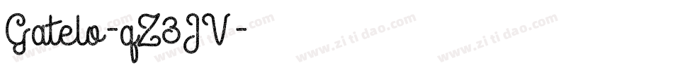 Gatelo-qZ3JV字体转换