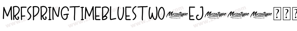 MrfSpringtimeBluesTwo-eJ73字体转换