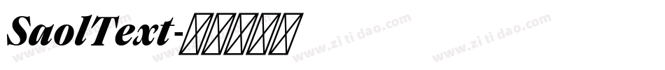 SaolText字体转换