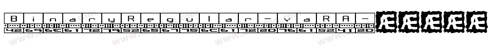 BinaryRegular-vaRA字体转换