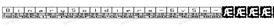 BinarySoldiers-6v5x字体转换