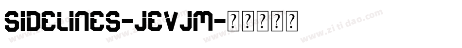 Sidelines-jEVJM字体转换