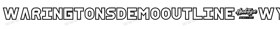 WaringtonsDemoOutline-Wypdz字体转换