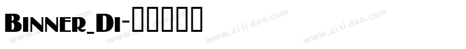 Binner_Di字体转换