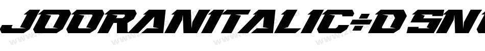 JooranItalic-D5n0字体转换