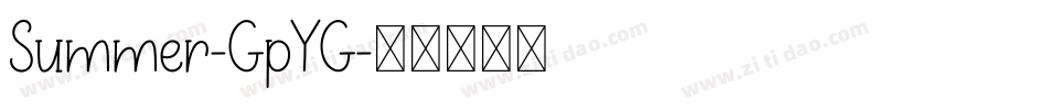 Summer-GpYG字体转换