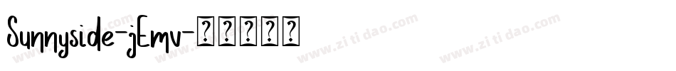 Sunnyside-jEmv字体转换