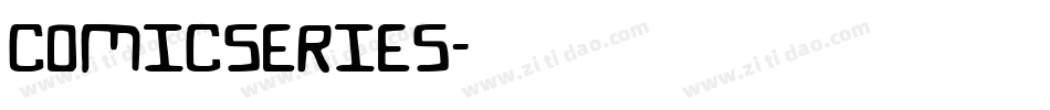 COMICSERIES字体转换