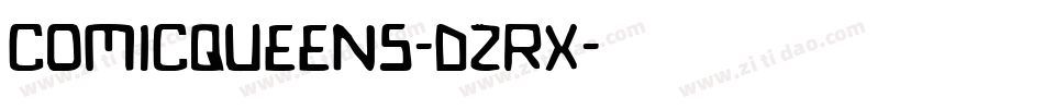 ComicQueens-dZrX字体转换