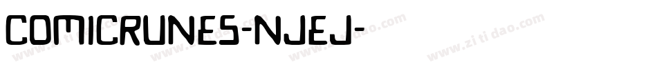ComicRunes-njeJ字体转换