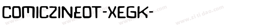 Comiczineot-XEgK字体转换