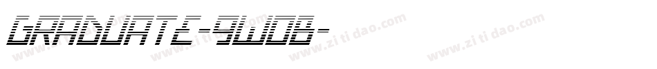 Graduate-9WoB字体转换