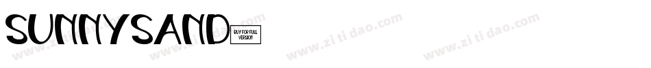 SunnySand字体转换