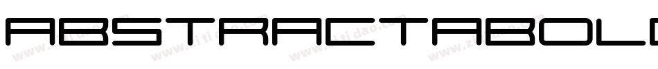 AbstractaBold-PqGP字体转换