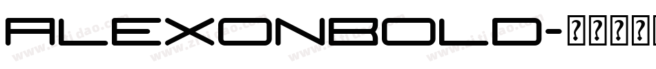 AlexonBold字体转换