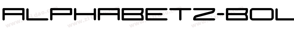 Alphabet2-Bold字体转换