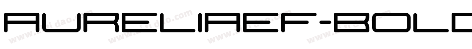 AureliaEF-Bold字体转换