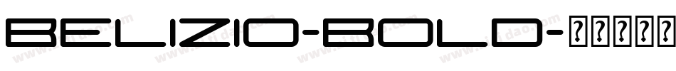 Belizio-Bold字体转换