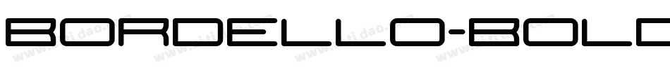 Bordello-Bold字体转换