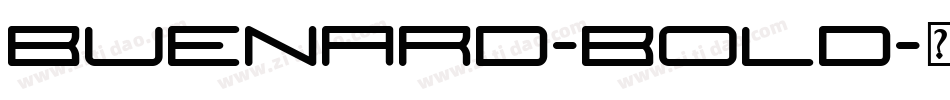 Buenard-Bold字体转换