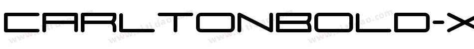 CarltonBold-Xer9字体转换