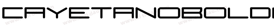 CayetanoBoldItalic-8jg字体转换