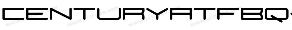 CenturyATFBQ-Bold字体转换