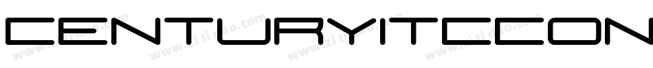CenturyITCCondensedBQ-Bold字体转换