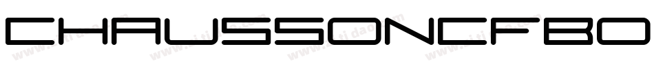 ChaussonCFBold-Bold字体转换
