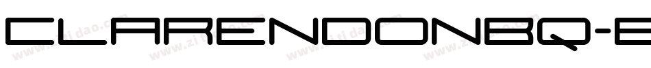 ClarendonBQ-Bold字体转换