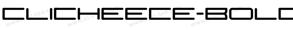 ClicheeCE-Bold字体转换