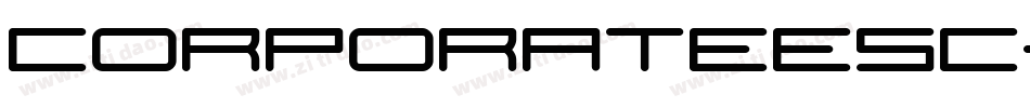 CorporateESC-Bold字体转换